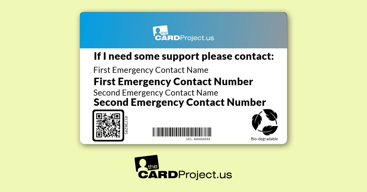 Dyslexia Medical Card (REAR)